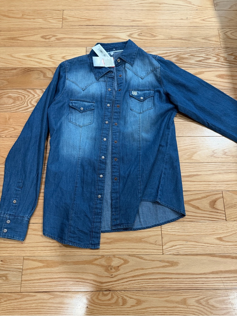 Cinch Indigo Denim Snap Western Shirt